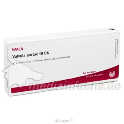 VALVULA AORTAE GL D 6, 10x1 ml, Wala Heilmittel GmbH