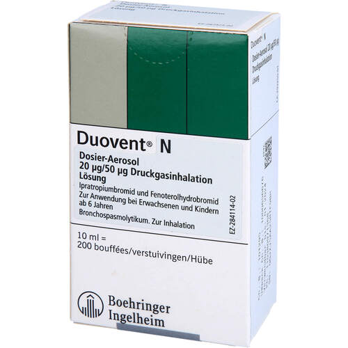 Duovent N Dosier-Aerosol, 10 ml, Eurimpharm Arzneimittel GmbH