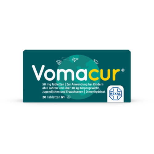 VOMACUR Tabletten, 20 Stk., HEXAL AG