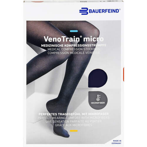 VenoTrain micro ATU 2 oFS SPs Marine, 1 Stk., Bauerfeind AG Gesch&auml;ftsbereich Phlebologie