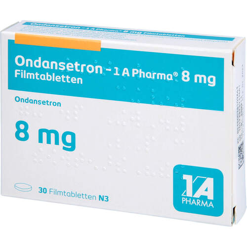 Ondansetron - 1 A Pharma 8mg Filmtabletten, 30 Stk., 1 A Pharma GmbH