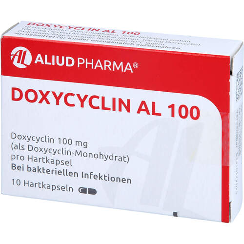 DOXYCYCLIN AL 100, 10 Stk., Aliud Pharma GmbH