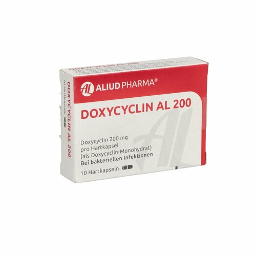 DOXYCYCLIN AL 200, 10 Stk., Aliud Pharma GmbH