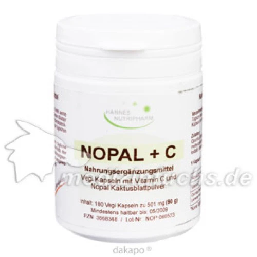 Nopal Kaktus Vegi-Kapseln, 180 Stk., G & M Naturwaren Import GmbH & Co. KG