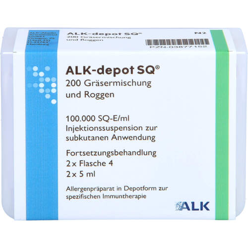 ALKDEPOT SQ200 GRAS+ROG F2, 2x5 ml, Alk-Abello Arzneimittel GmbH