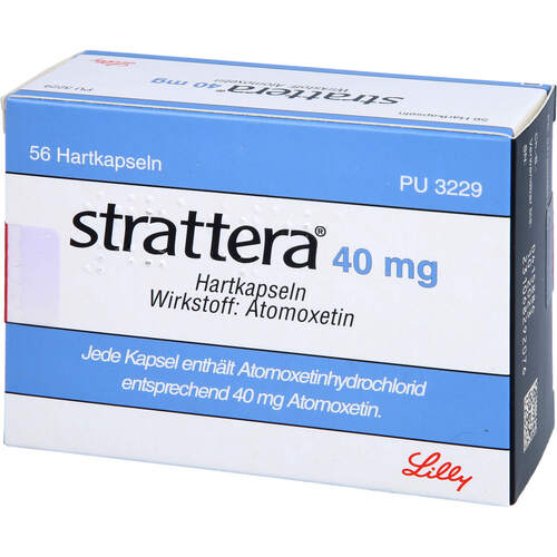 STRATTERA 40 mg Hartkapseln, 56 Stk., LILLY DEUTSCHLAND GmbH STRATTERA 40 mg Hartkapseln, 56 Stk., LILLY DEUTSCHLAND GmbH