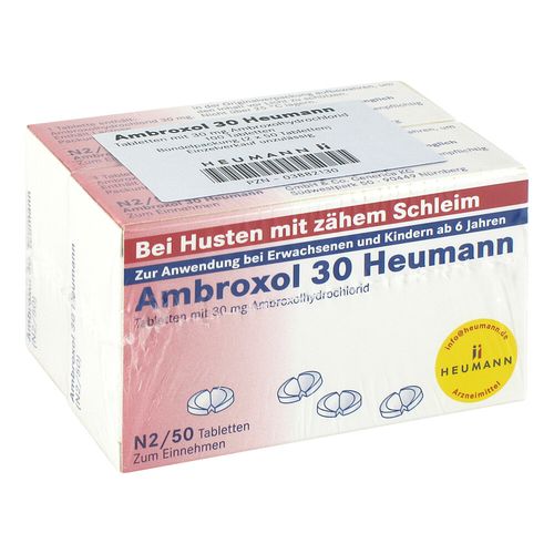 AMBROXOL 30 Heumann Tabletten, 100 St, HEUMANN PHARMA GmbH & Co. Generica KG