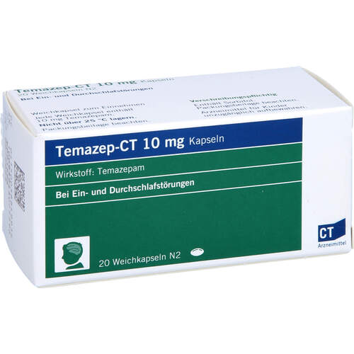 temazep - ct 10 mg Kapseln, 20 Stk., Abz Pharma GmbH