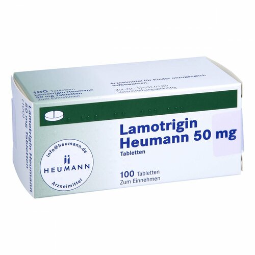 Lamotrigin Heumann 50mg Tabletten, 100 Stk., Heumann Pharma GmbH & Co. Generica KG