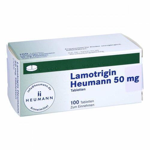 Lamotrigin Heumann 50mg Tabletten, 100 ST, Heumann Pharma GmbH & Co. Generica KG