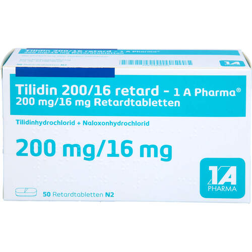 Tilidin 200/16 retard - 1 A Pharma, 50 Stk., 1 A Pharma GmbH