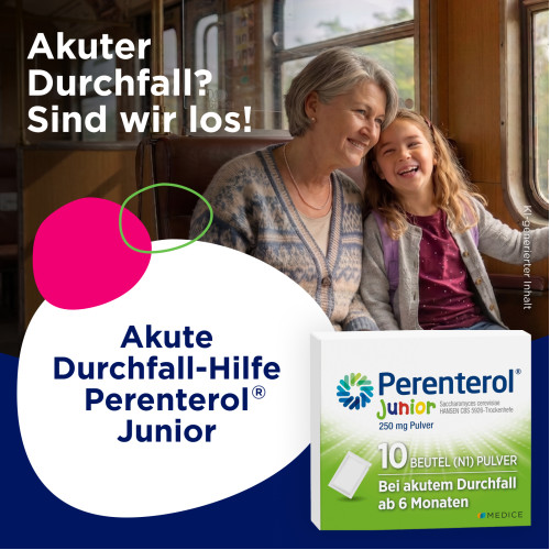Perenterol junior 250mg Pulver Beutel, 10 Stk., Medice Arzneimittel P&uuml;tter GmbH & Co. KG