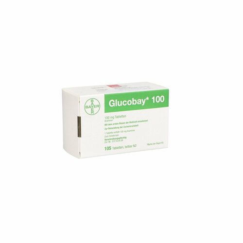 Glucobay 100, 105 Stk., Emra-Med Arzneimittel GmbH