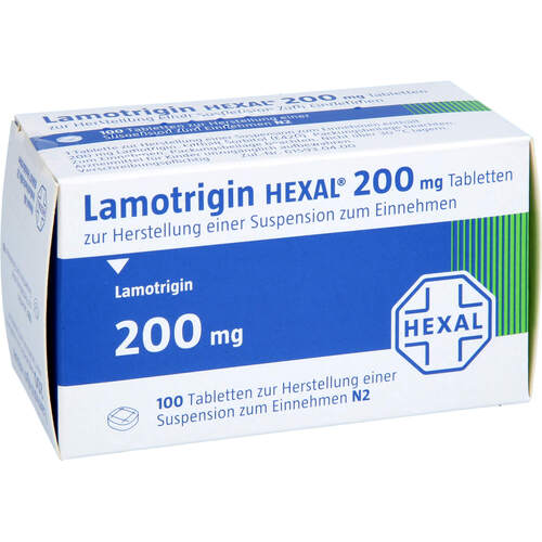 Lamotrigin HEXAL 200mg, 100 Stk., HEXAL AG