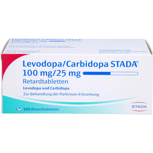 Levodopa/Carbidopa Stada 100mg/25mg Retardtabl, 100 Stk., STADAPHARM GmbH