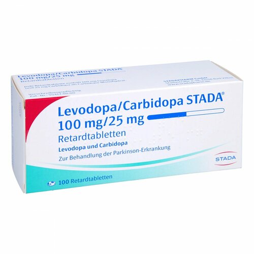 Levodopa/Carbidopa Stada 100mg/25mg Retardtabl, 100 Stk., STADAPHARM GmbH