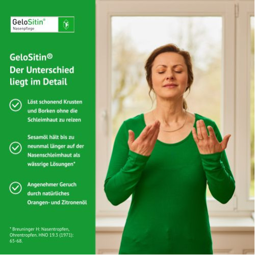 GeloSitin Nasenpflege mit Sesam&ouml;l bei trockener Nasenschleimhaut, 15 ml, G. Pohl-Boskamp GmbH & Co. KG