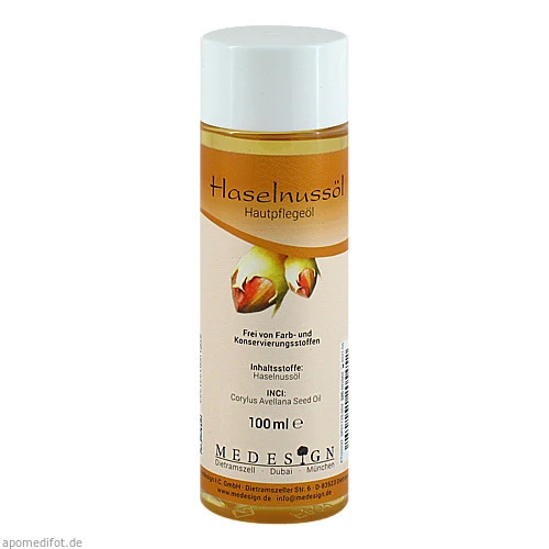 Haselnuss Öl, 100 ml, Medesign I. C. GmbH