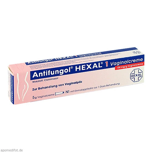 ANTIFUNGOL HEXAL 1 Vaginalcreme, 5 g, Hexal AG