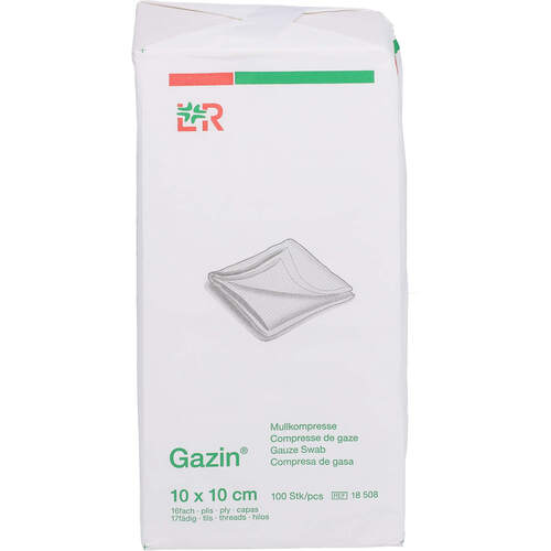 GAZIN Kompresse 10x10cm 12fach OP, 100 Stk., Lohmann & Rauscher GmbH & Co. KG