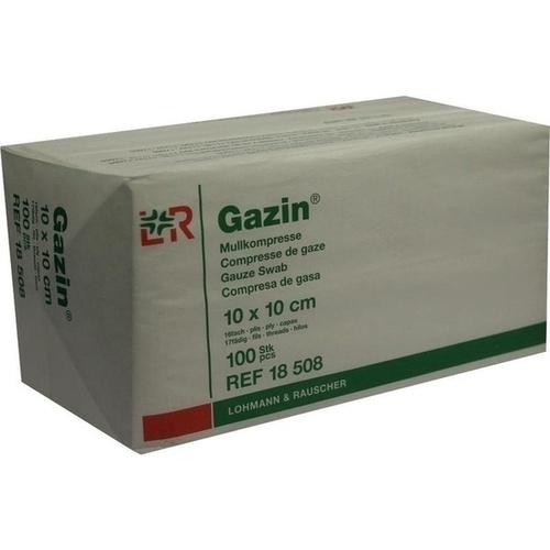 GAZIN Kompresse 10x10cm 12fach OP, 100 Stk., Lohmann & Rauscher GmbH & Co. KG