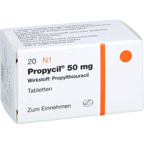 PROPYCIL 50, 20 Stk., Admeda Arzneimittel GmbH