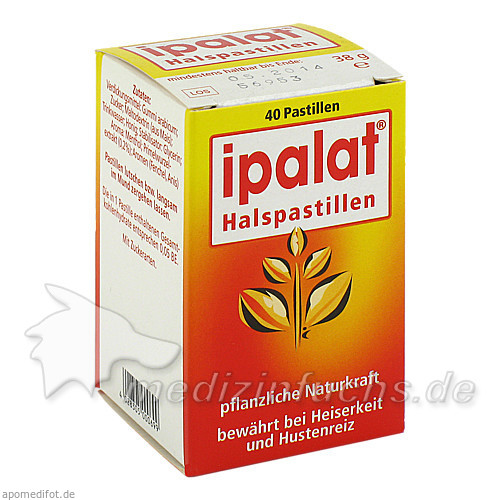 IPALAT Halspastillen, 40 Stk., Dr. R. PFLEGER GmbH