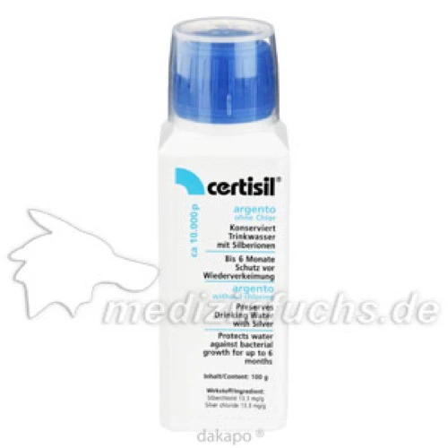CERTISIL ARGENTO 10000P, 100 g, Katadyn Deutschland GmbH