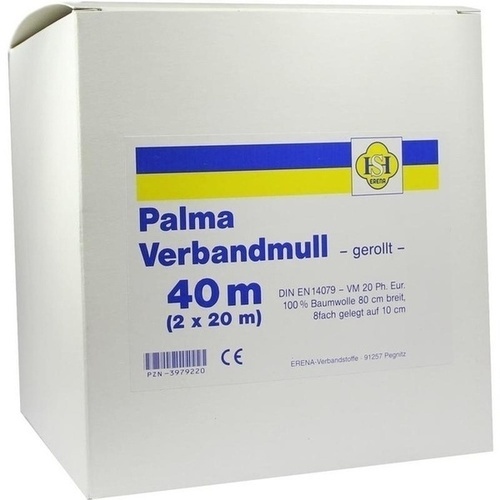 PALMA VERBANDMULL ROLLE, 1x40 m, Erena Verbandstoffe GmbH & Co. KG