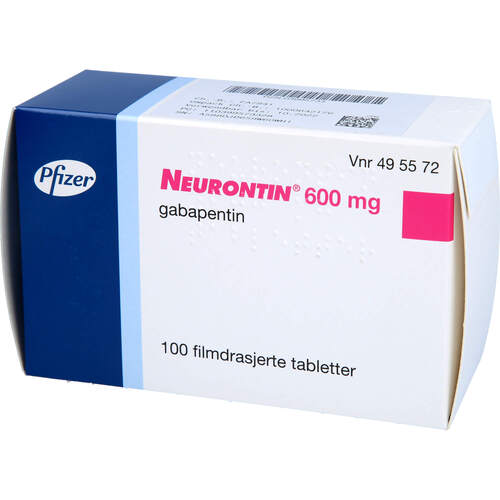 Neurontin 600mg, 100 Stk., Eurimpharm Arzneimittel GmbH