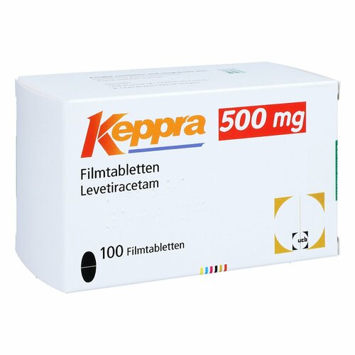 Keppra 500mg, 100 Stk., Eurimpharm Arzneimittel GmbH