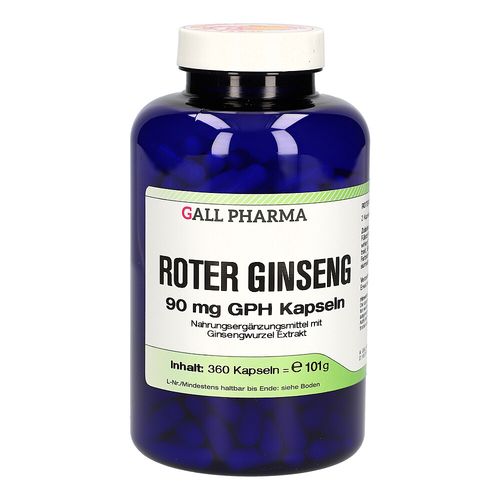 Roter Ginseng 90mg GPH Kapseln, 360 Stk., Hecht-Pharma GmbH