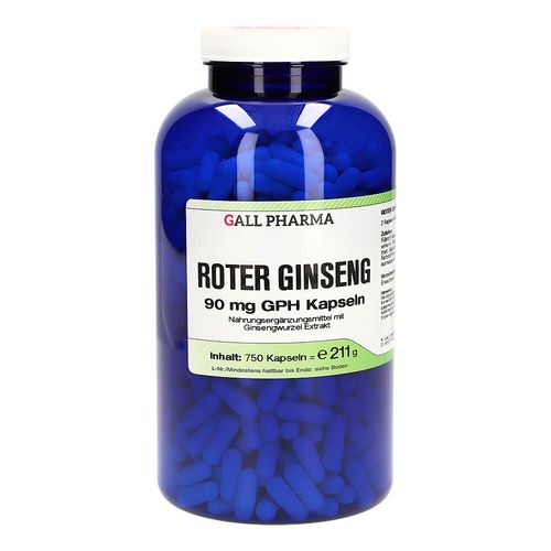 Roter Ginseng 90mg GPH Kapseln, 750 Stk., Hecht-Pharma GmbH