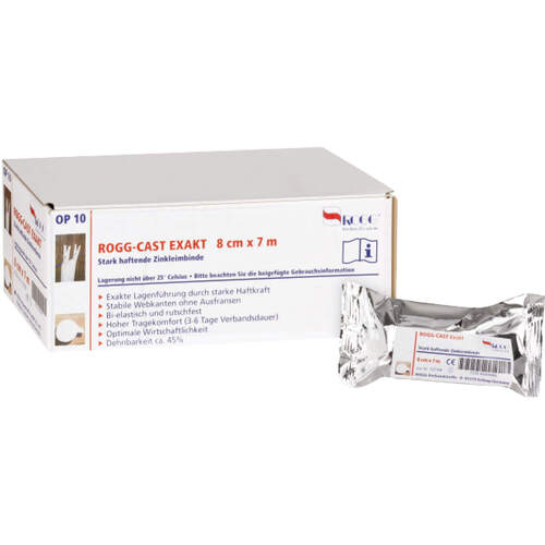 ROGG Cast exakt 6 cm x 7 m, 10 Stk., Rogg Verbandstoffe GmbH & Co. KG