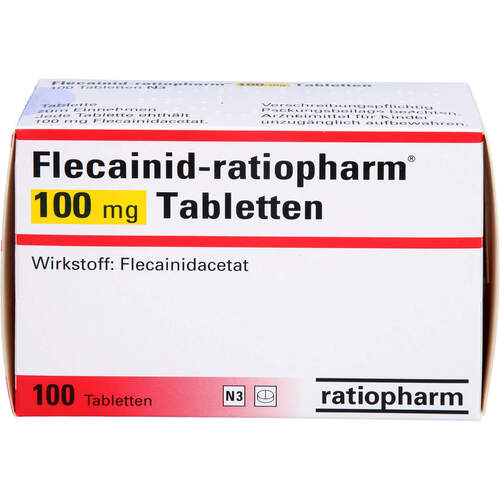 Flecainid-ratiopharm 100mg Tabletten, 100 ST, ratiopharm GmbH