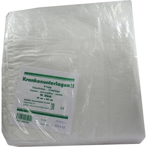KRANKENUNTERL L 6 60X60CM 8LAG., 10 Stk., Kerma Verbandstoff GmbH