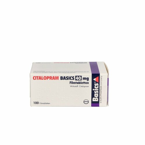CITALOPRAM BASICS 40mg Filmtabletten, 100 Stk., Basics GmbH