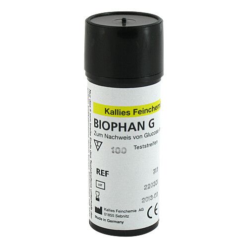 BIOPHAN G Teststreifen, 100 Stk., Kallies Feinchemie AG