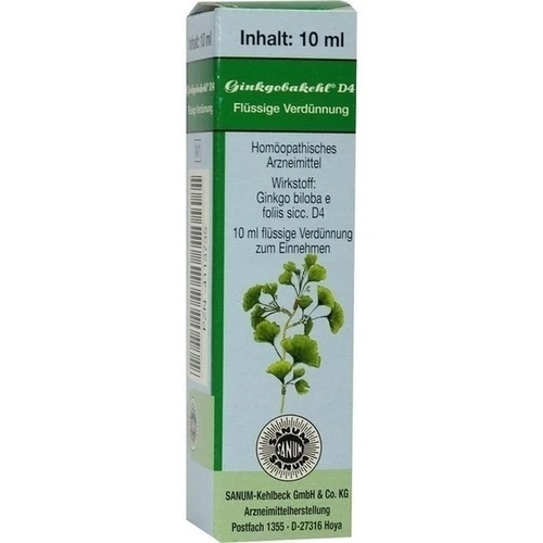 GINKGOBAKEHL D 4, 10 ml, Sanum-Kehlbeck GmbH & Co. KG