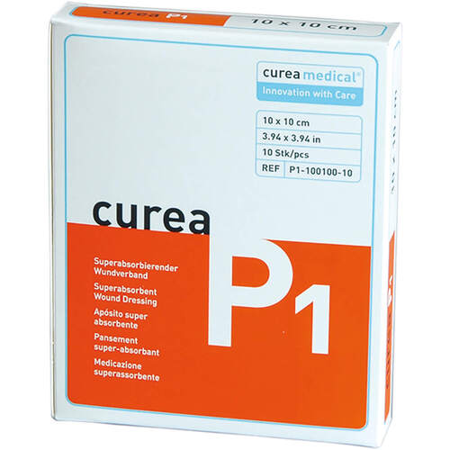 Curea Medical P1 10 x 10cm, 25 Stk., Rogg Verbandstoffe GmbH & Co. KG