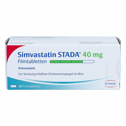 Simvastatin STADA 40mg Filmtabletten, 50 Stk., STADAPHARM GmbH
