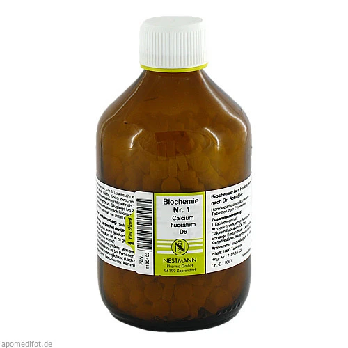 Biochemie Nestmann Nr.1 Calcium fluoratum D 6, 1000 Stk., Nestmann Pharma GmbH