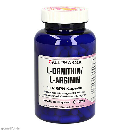 L-ORNITHIN/L-ARGININ 1:2 GPH, 180 Stk., Hecht-Pharma GmbH