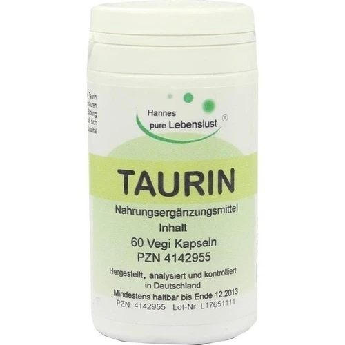 Taurin Vegi Kapseln, 60 Stk., G & M Naturwaren Import GmbH & Co. KG