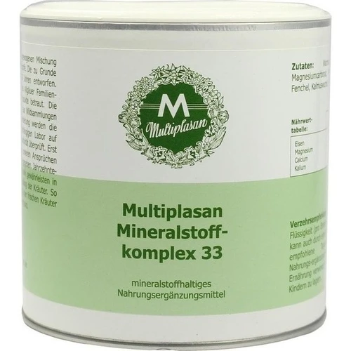 Multiplasan Mineralstoffkomplex 33, 300 g, Plantatrakt GmbH