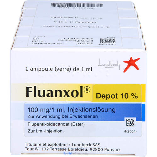 Fluanxol Depot 10% 100mg/1ml, 5x1 ml, kohlpharma GmbH