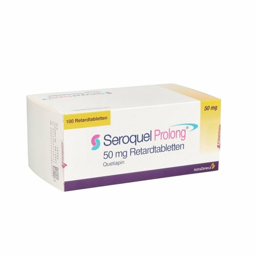 Seroquel Prolong 50mg Retardtabletten, 100 Stk., Cheplapharm Arzneimittel GmbH