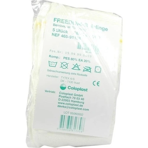 Freedom Beinlinge Small Gelb, 5 Stk., Coloplast GmbH