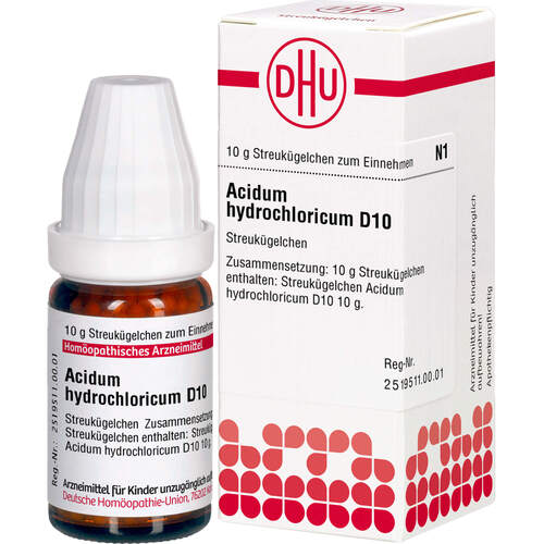 ACIDUM HYDROCHL D10, 10 g, Dhu-Arzneimittel GmbH & Co. KG