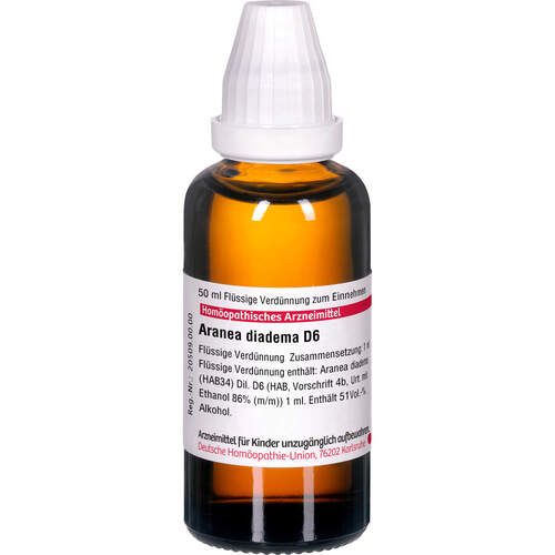 ARANEA DIADEMA D 6, 50 ML, Dhu-Arzneimittel GmbH & Co. KG